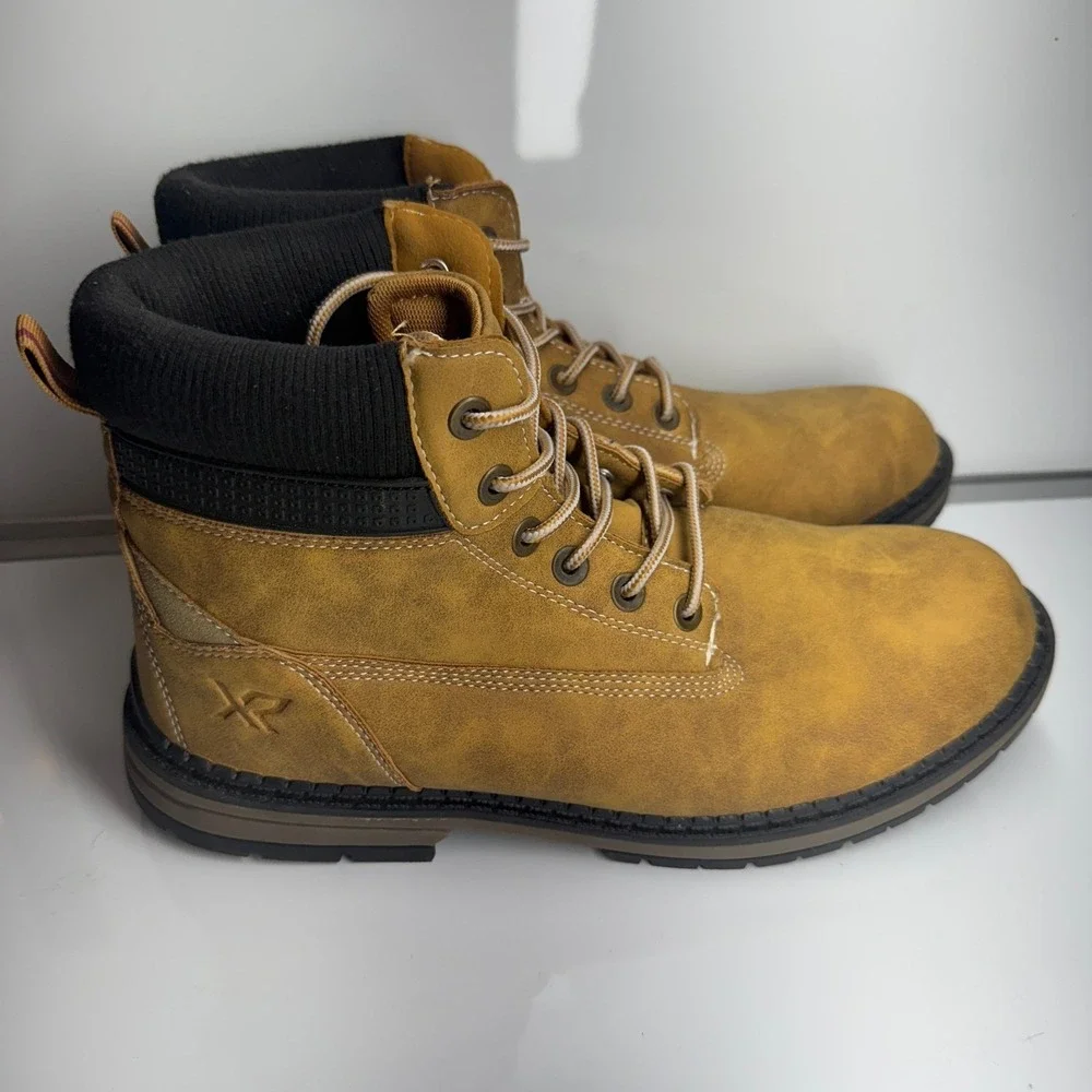 XRAY Men's Work Boots Tan Lace Up Ankle Fashion Boots‎ Size 11